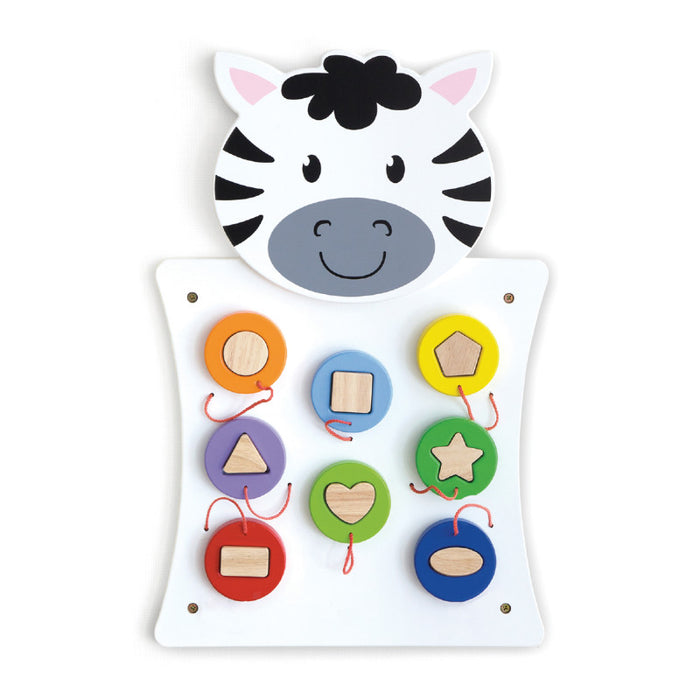 Learning Advantage CTU50681 Zebra Activity Wall Panel - Toddler Activity Center