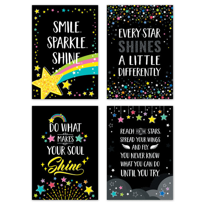 Creative Teaching Press CTP10987 Star Bright Inspire U 4-Poster Pack