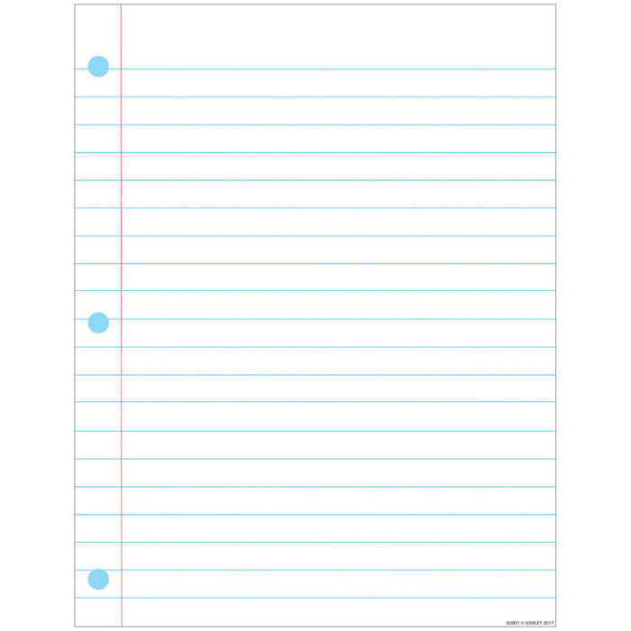 Ashley Productions ASH92001 Smart Poly&trade; Notebook Page Chart, Dry-Erase Surface, 17" x 22"