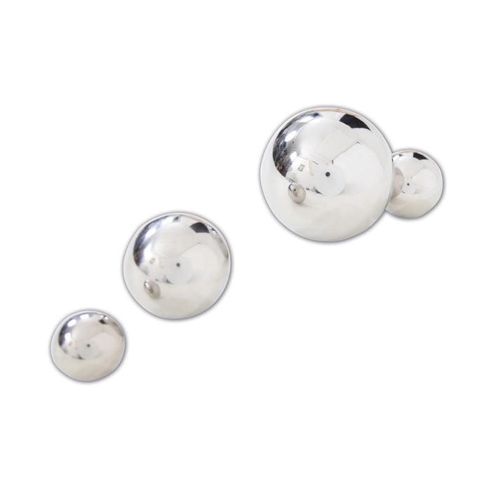 TickiT CTU9322 Sensory Reflective Balls - Silver - Set of 4