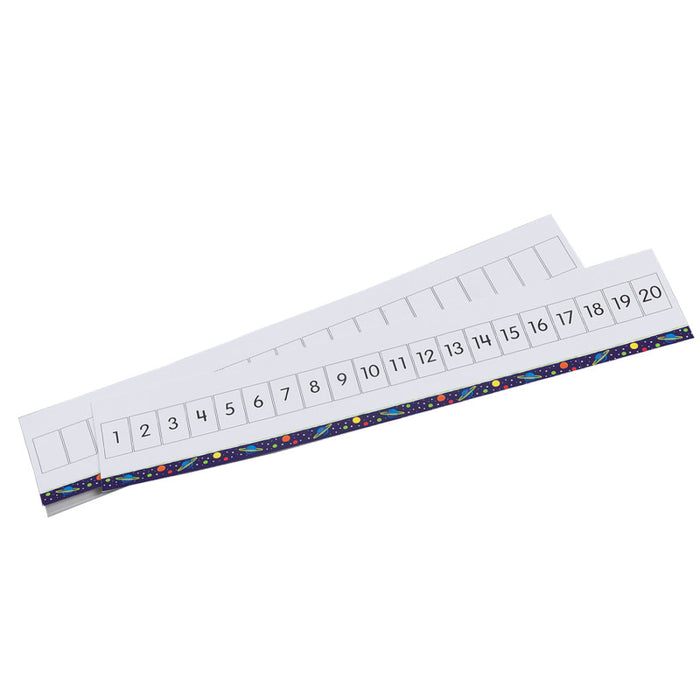 Didax DD-211774 Write-On/Wipe-Off 1-20 Number Path, Set of 10