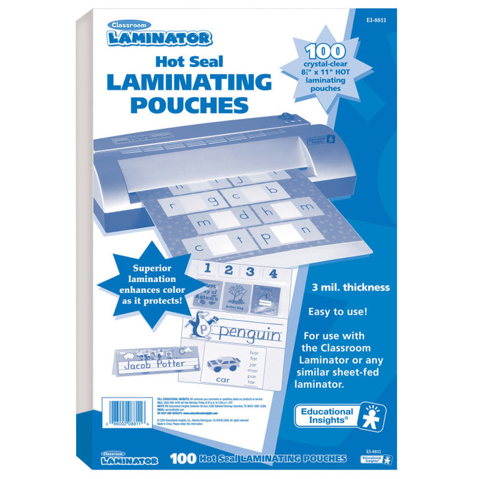 Educational Insights EI-8811 Classroom Laminator Pouches