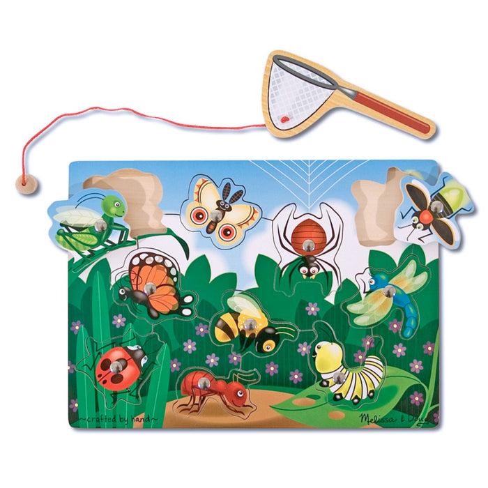 Melissa & Doug LCI3779 Bug Catching Magnetic Puzzle Game