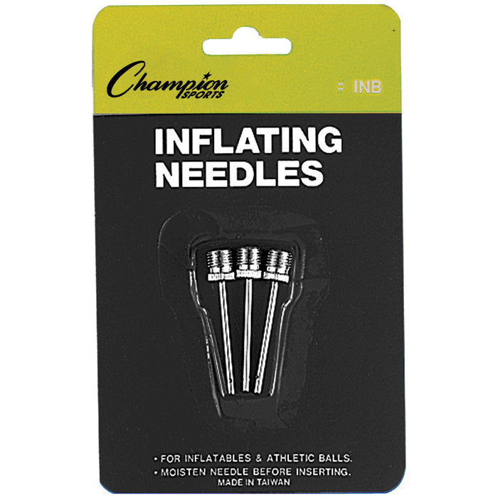Champion Sports CHSINB Inflating Needles, Pack of 3