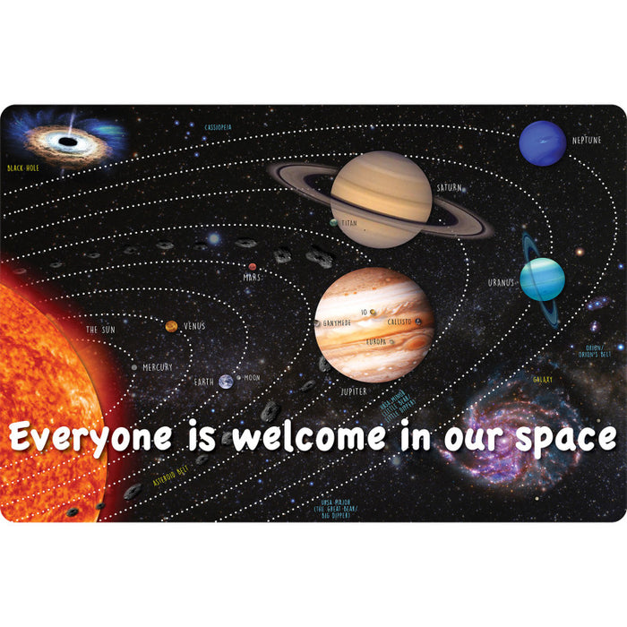 Smart Poly ASH12506 Computer Mouse Pad, 8" x 10", Everyone is Welcome in our Space