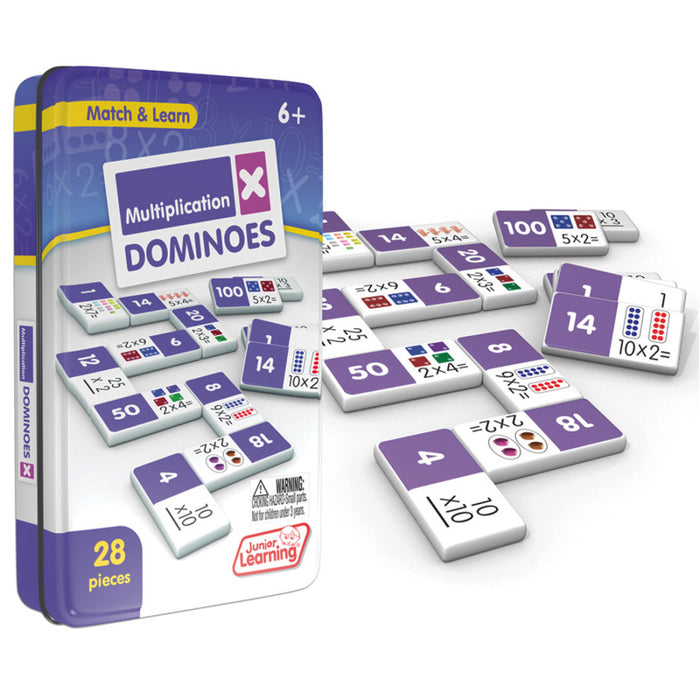 Junior Learning JRL483 Multiplication Dominoes