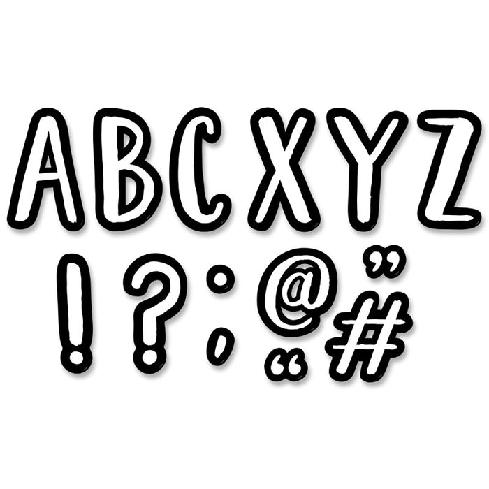 Creative Teaching Press CTP10199 Café 7 Inch Designer Letters, 114 Pieces