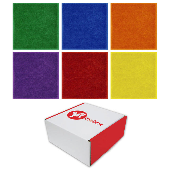 Joy Carpets & Co JG-832 Joy Carpets Joy in a Box Carpet Squares, Pack of 24