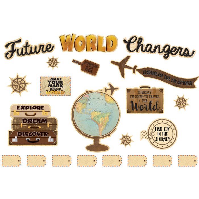 Teacher Created Resources TCR8623 Travel the Map Future World Changers Bulletin Board Set