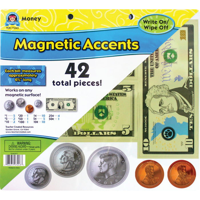 Teacher Created Resources TCR77243 Money Magnetic Accents