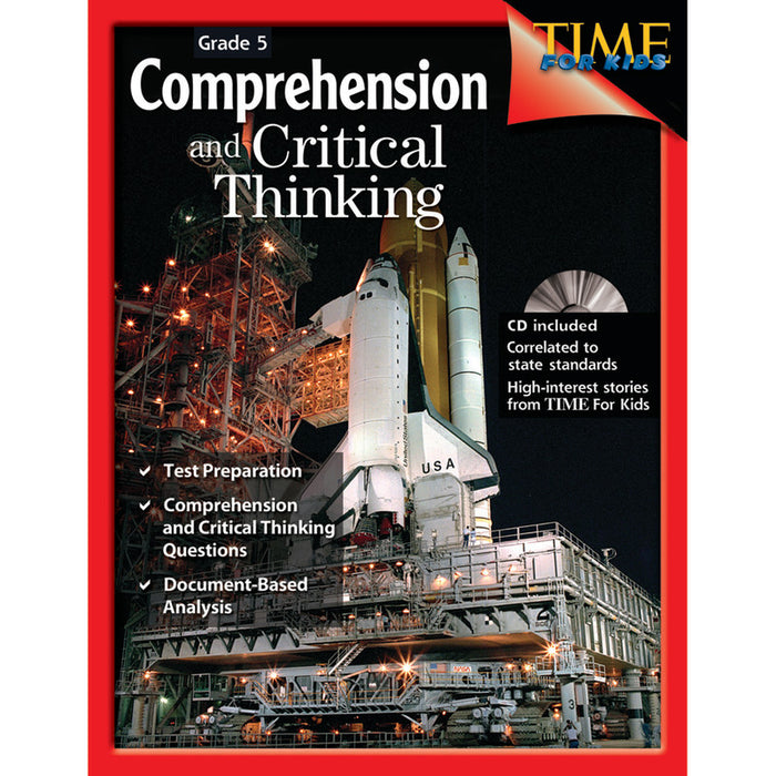 Shell Education SEP50245 Comprehension and Critical Thinking Grade 5