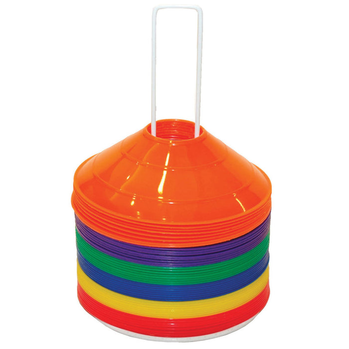 Champion Sports CHSSCXSET Saucer Field Cone Set, Set of 48