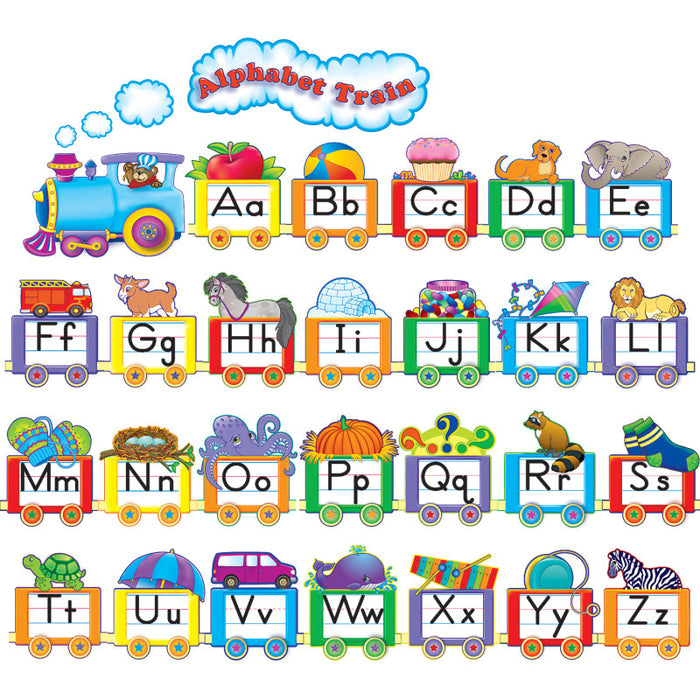 Teacher Created Resources TCR4421 Alphabet Train Bulletin Board Display Set