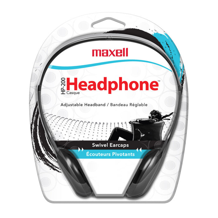 Maxell MAX190318 HP-200 Stereo Headphones