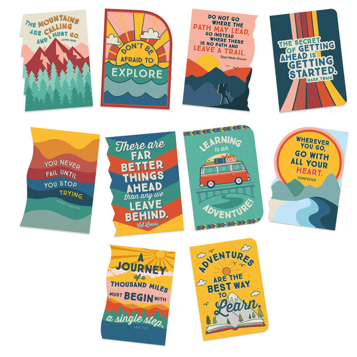 Eureka EU-847805 Adventurer Die-Cut Poster Set Bulletin Board Set