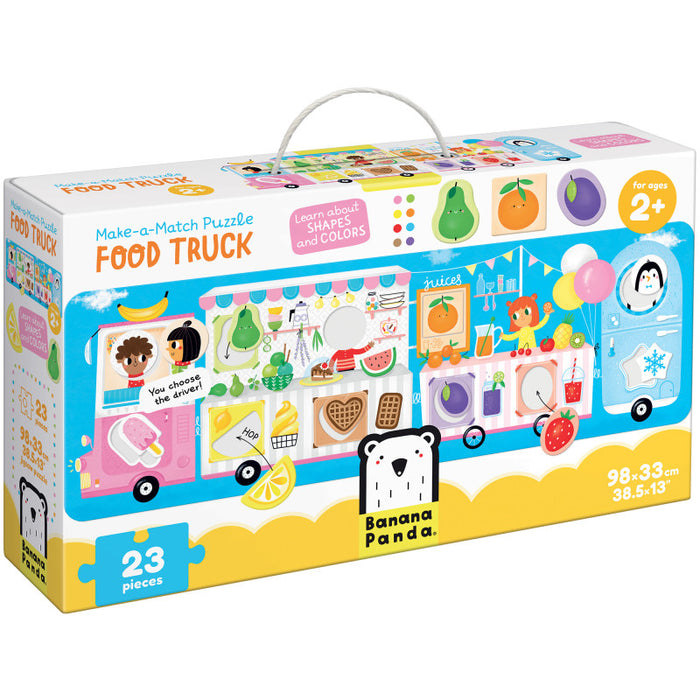 Banana Panda BPN49045 Make-a-Match Puzzle, Food Truck