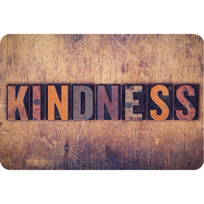 Ashley Productions ASH12541 The Original Fun Mat Computer Mouse Pad, 11.75x8 in, Kindness, Letterpress