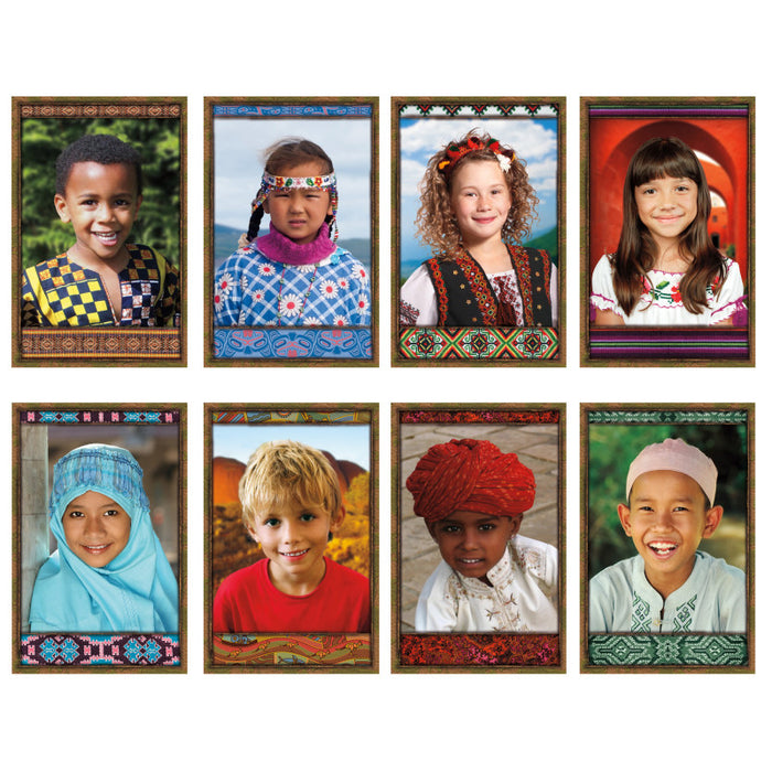 North Star Teacher Resources NST3031 All Kinds of Kids: International Bulletin Board Set