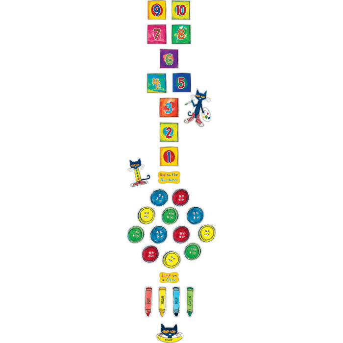 Teacher Created Resources TCR77541 Pete the Cat Numbers and Colors Sensory Path