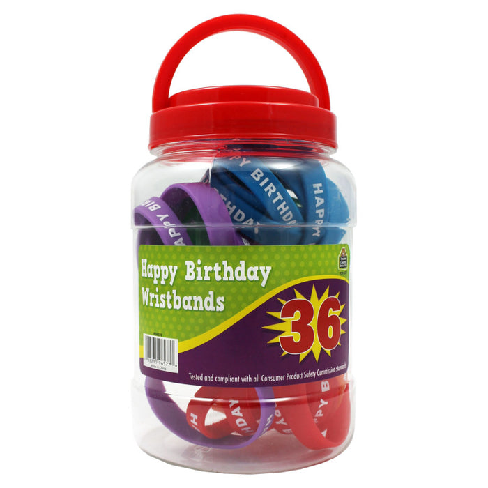 Teacher Created Resources TCR6577 Happy Birthday Wristband, Pack of 36