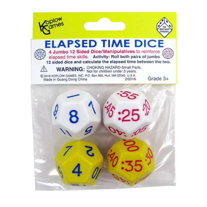 Koplow Games KOP18848 Elapsed Time Dice, 2 Pair