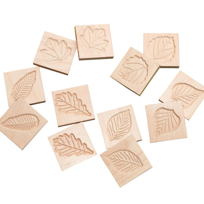 Yellow Door YUS1112 Match Me: Sensory Leaf Tiles, Set of 12