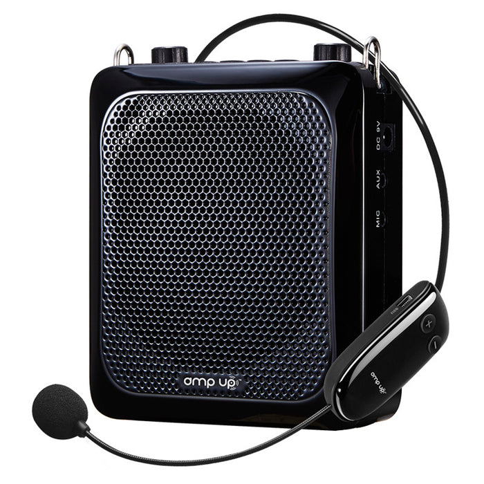 HamiltonBuhl HECPA25W Amp-Up&trade; Personal UHF Voice Amplifier with Wireless Microphone &ndash; up to 40 Channels without Interference!
