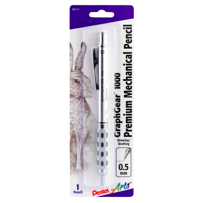 Pentel Arts PTAPG1015APABP GraphGear 1000 Expert Mechanical Drafting Pencil (0.5mm)