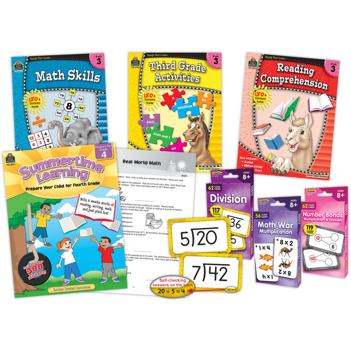 Teacher Created Resources TCR32401 Learning at Home: Grade 3 Kit