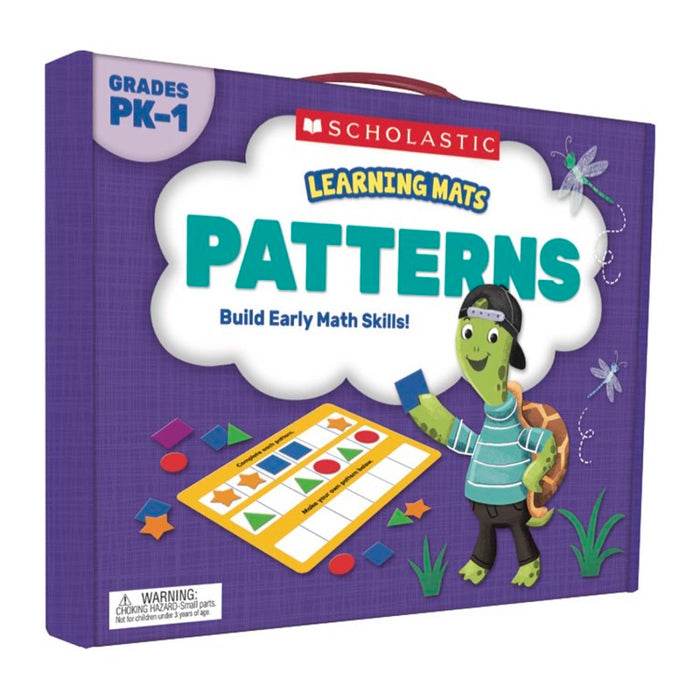 Scholastic SC-823964 Learning Mats: Patterns, Grades PreK-1