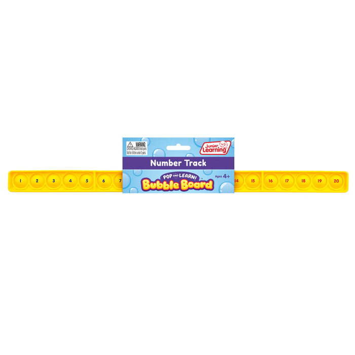 Junior Learning JRL674 Number Track Pop and Learn&trade; Bubble Board