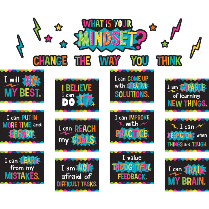 Teacher Created Resources TCR8882 What is Your Mindset? Bulletin Board Set