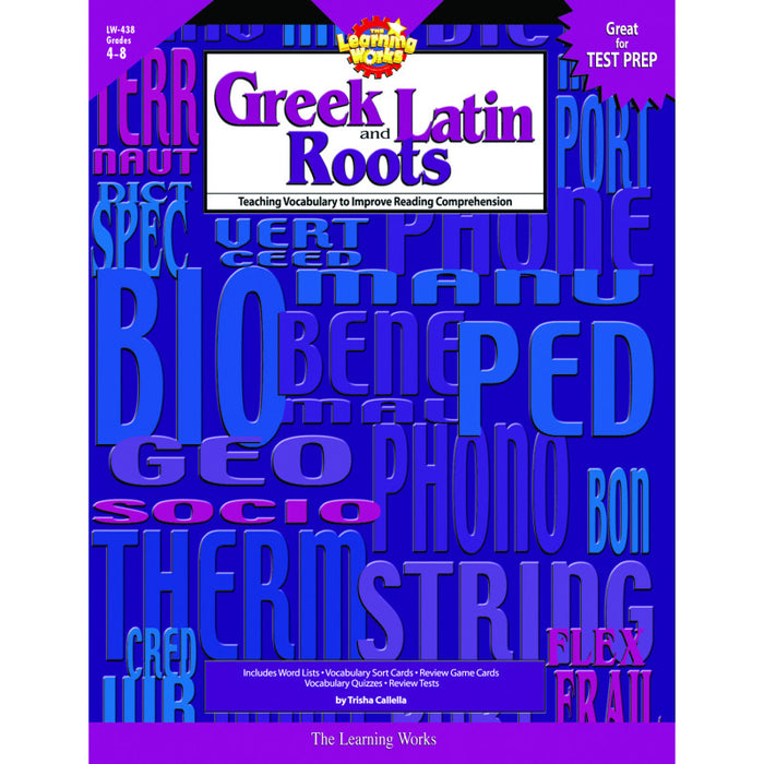 Creative Teaching Press LW-438 Greek and Latin Roots Book, Grades 4-8