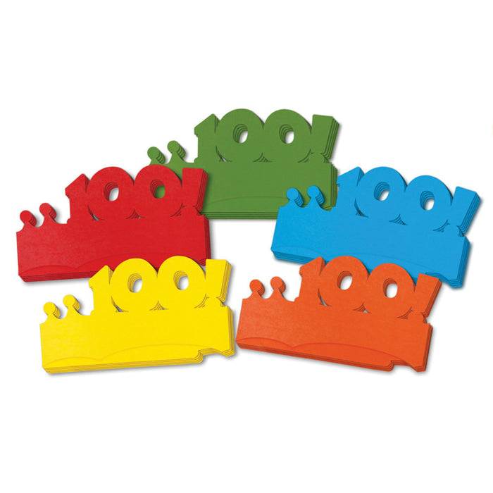 Creativity Street CK-4670 100 Days of School Paper Crowns, 4.5" x 24.75", 25 Pieces