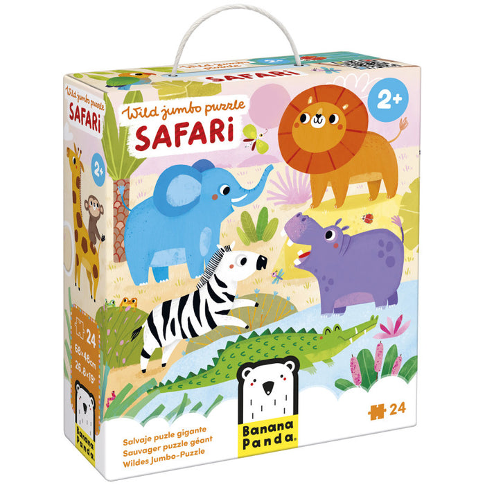 Banana Panda BPN49348 Wild Jumbo Puzzle Safari, 2+ Years