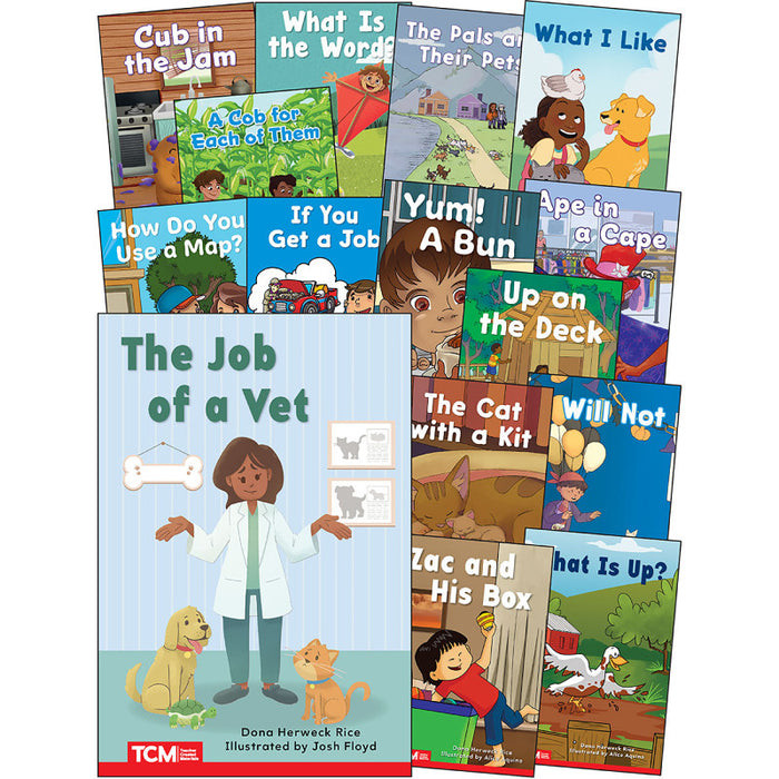 Teacher Created Materials SEP145497 Decodable Books: Read & Succeed, Grade PreK-K, Set 2