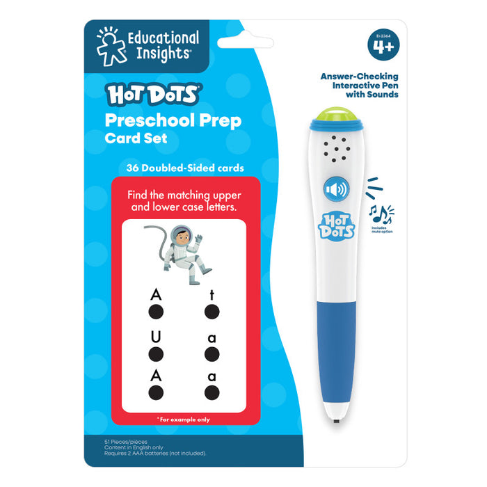 Educational Insights EI-2364 Hot Dots Preschool Prep Set