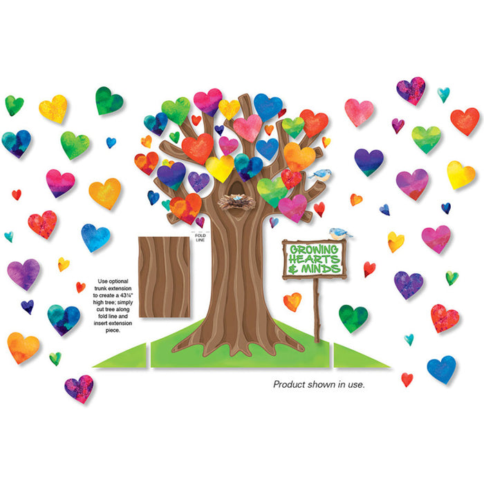 North Star Teacher Resources NST3086 Growing Hearts & Minds Bulletin Board Set