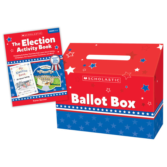 Scholastic Teaching Solutions SC-9781338038361 Election Activity Kit, 2024 Revised Edition