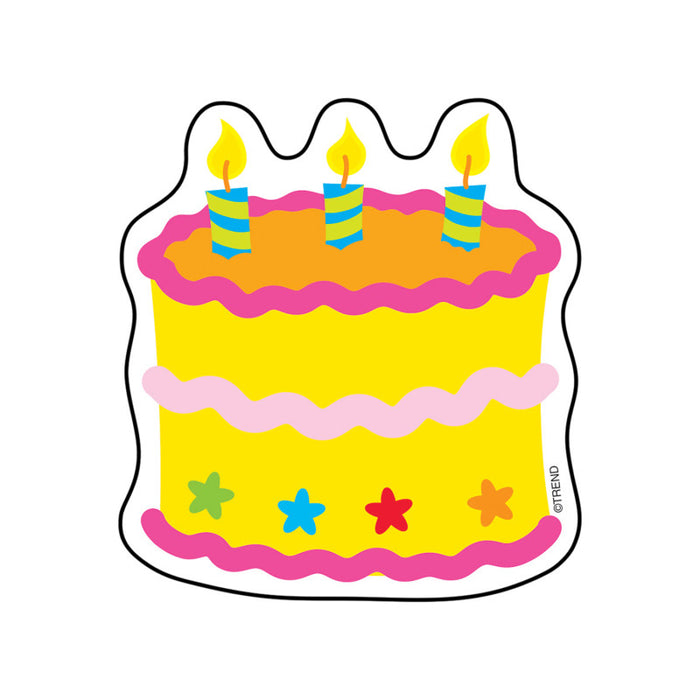 TREND T-10505 Birthday Cake Mini Accents, 36 ct