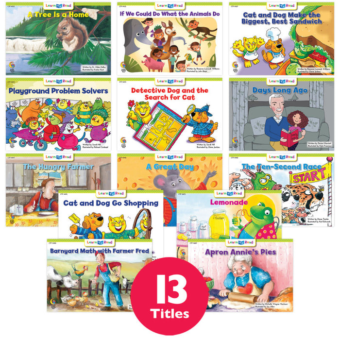Creative Teaching Press CTP18042 Learn to Read Variety Pack 15, Level G-H, 13 Books