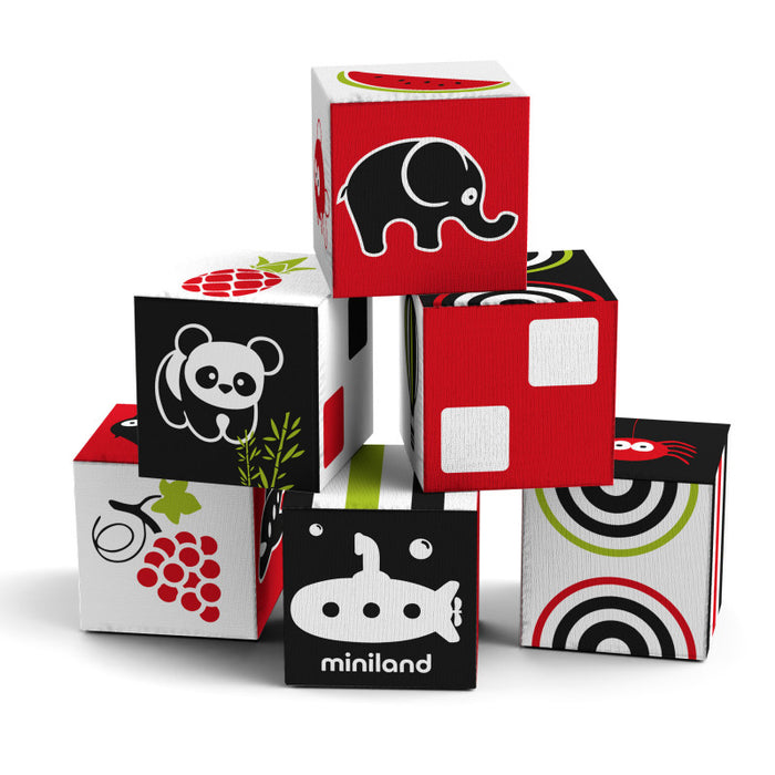 Miniland MLE97313 First Senses 6 Cubes Set