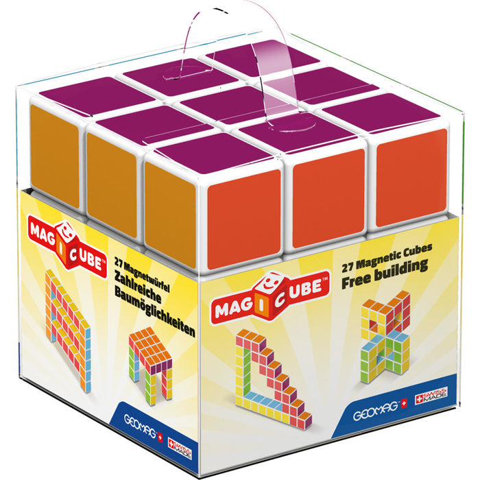 Geomag GMW128 Magicube&trade; 27 Piece Multicolored Free Building Set