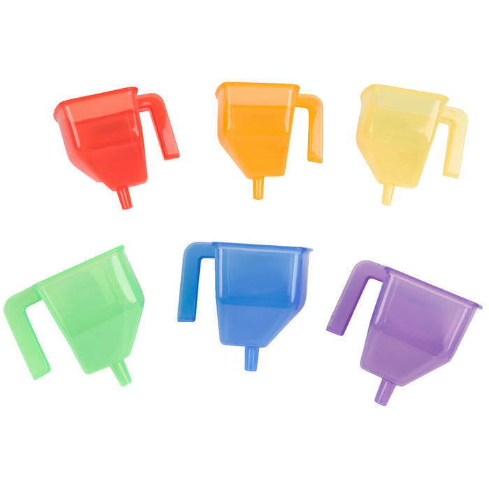 TickiT CTU73113 Translucent Funnels, Set of 6