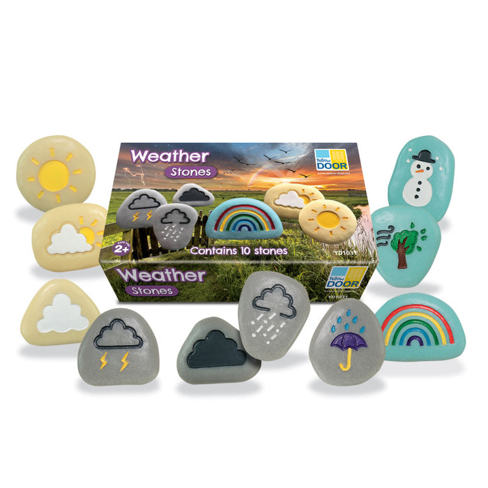 Yellow Door YUS1031 Weather Stones, Set of 10