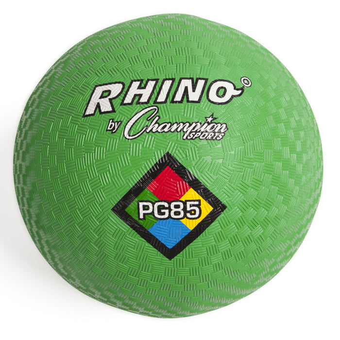 Champion Sports CHSPG85GN Rhino Playground Balls, 8-1/2"D, Two Ply, Nylon Wound, Green