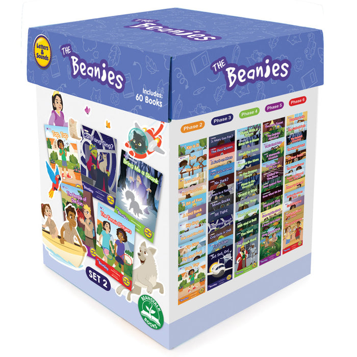 Beanstalk Books JRLBB158 The Beanies Hi-Lo Diversity Decodable Boxed Set 2