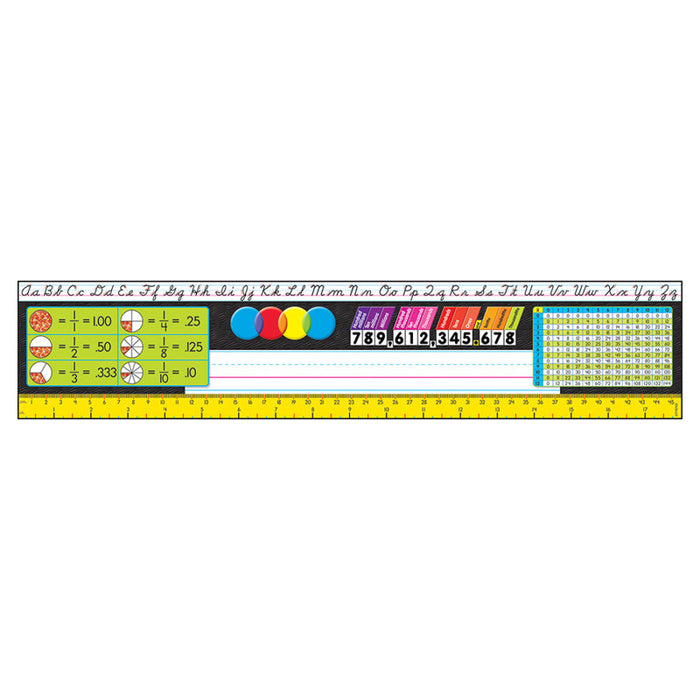 TREND T-69406 Grades 3-5 Modern Desk Toppers Ref. Name Plates, 36 ct