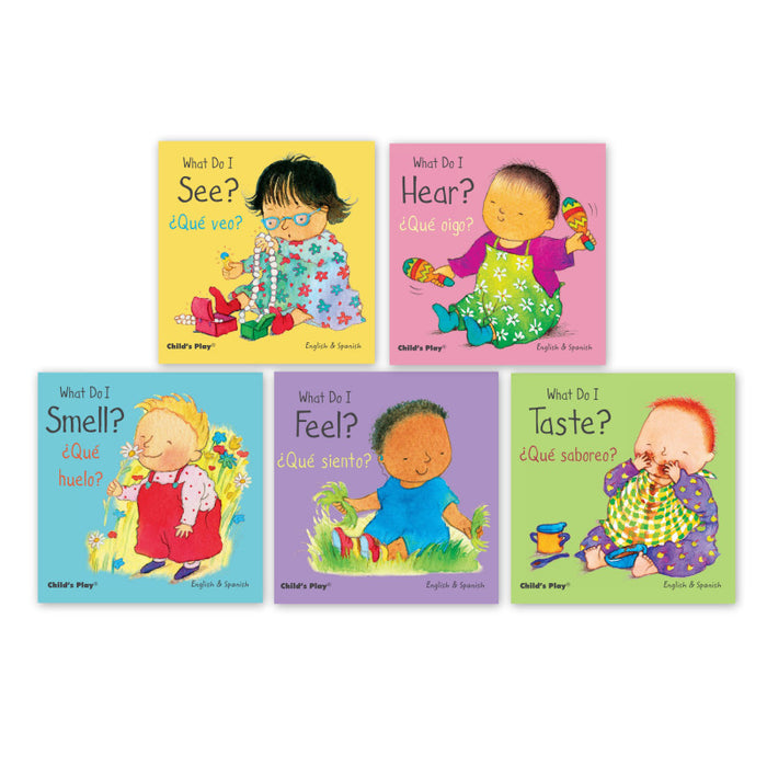 Child's Play Books CPYCPSS Small Senses Bilingual Board Books, Set of 5