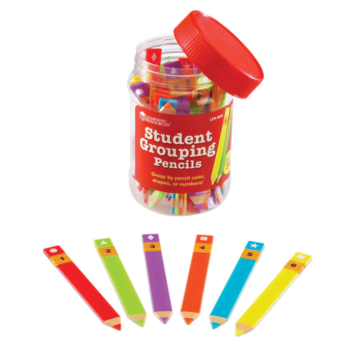 Learning Resources LER0624 Student Grouping Pencils, Set of 36